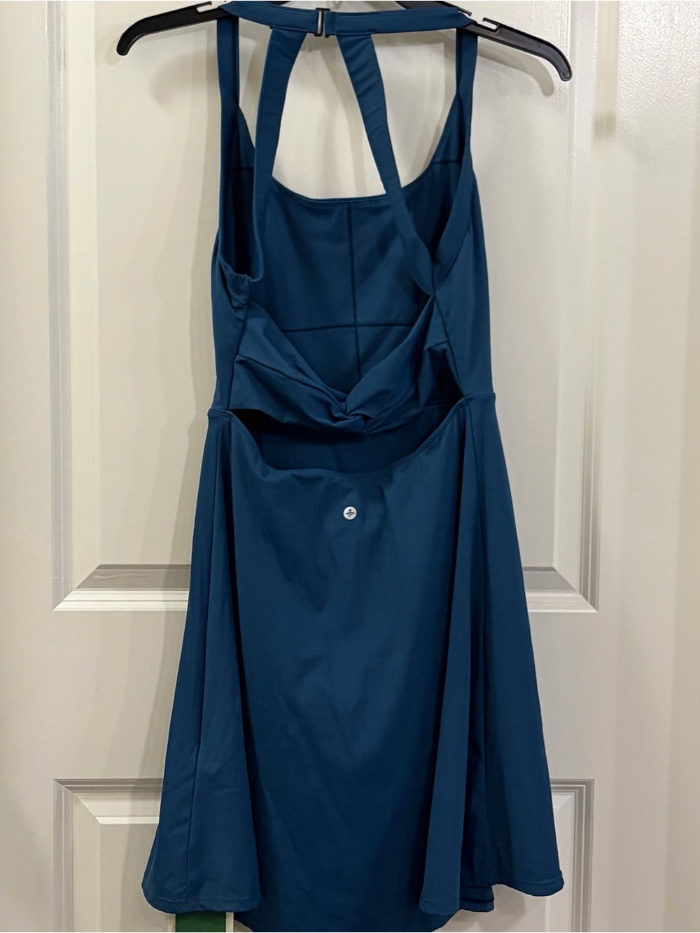 Halara Athletic Dress M Blue Softlyzero Airy Twisted Easy Peezy Dance Active NWT - Picture 3 of 11